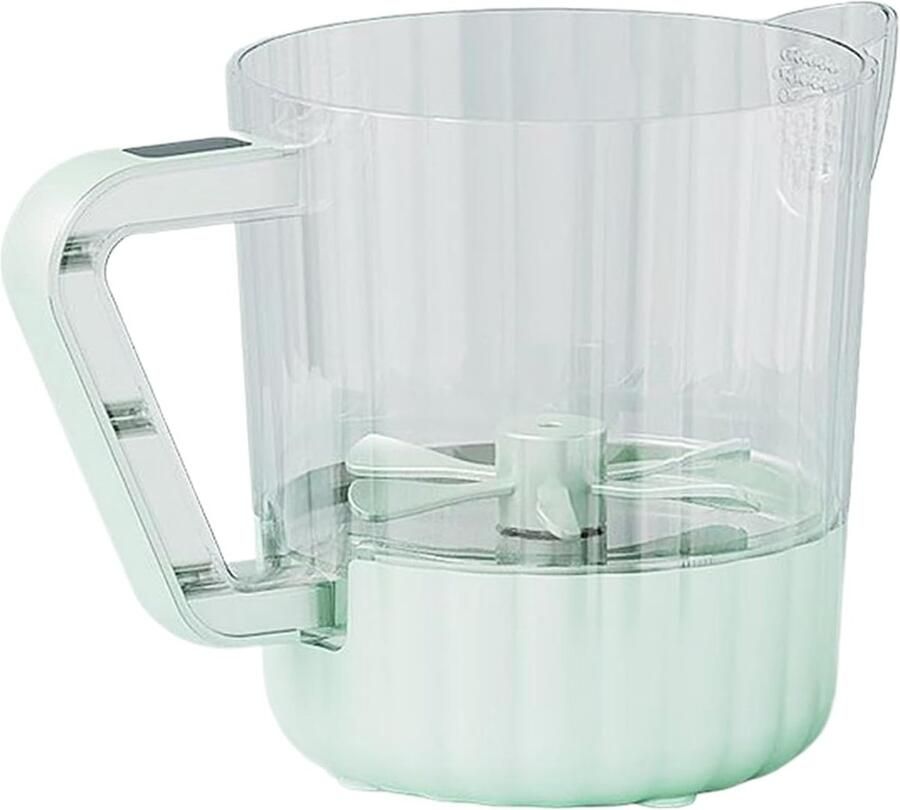 Elektrische Rijstschijf Automatische Mixer Eieren Kloppen Inclusief Mengkom 12 x 19 cm Blauw
