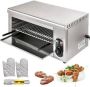 Elektrische Roestvrij Staal Oven Grill en Pizza Oven Voor Kip en Keuken 2kW Afmetingen 60.9 x 30.4 x 26.6 cm - Thumbnail 2
