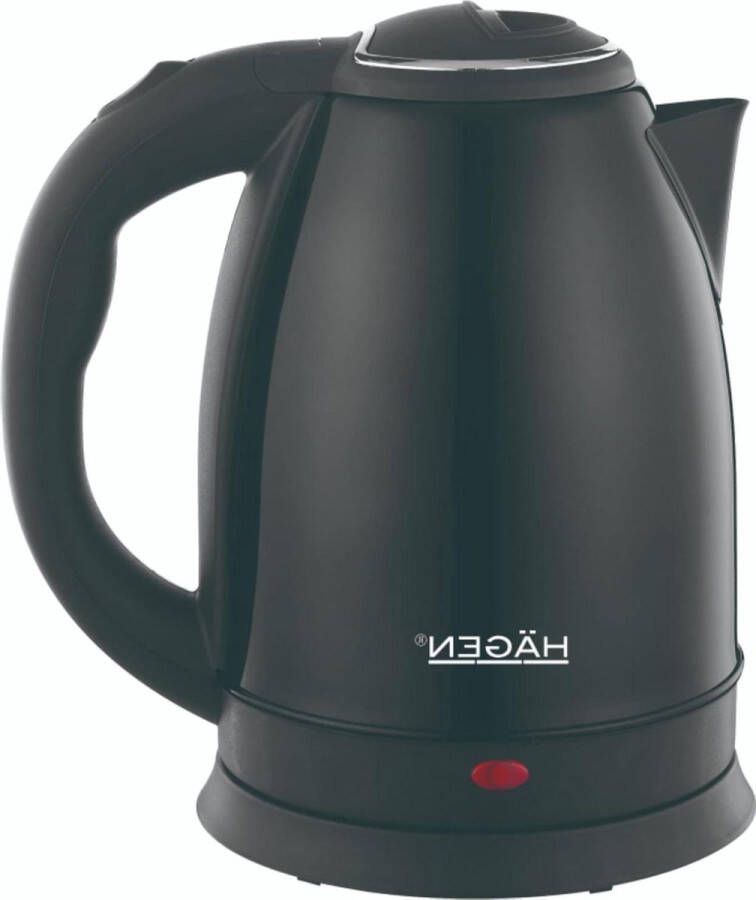 Elektrische roestvrijstalen draadloze waterkoker 1.8L zwart HA5525-BLK