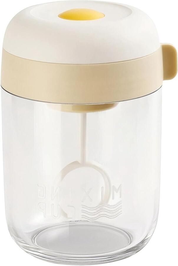 Elektrische Roommixer Eierklopper Mixer Keuken Gemak Met Eigeelfilter 115 x 10 cm Beige