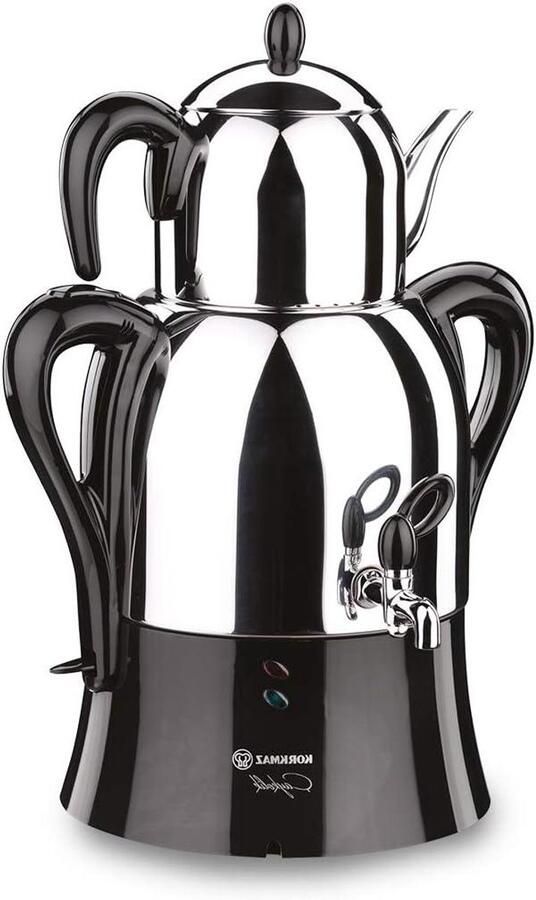 Elektrische Samovar Theepot Waterkoker Thee Zetten Automatische Uitschakeling 3 Liter Roestvrij Staal