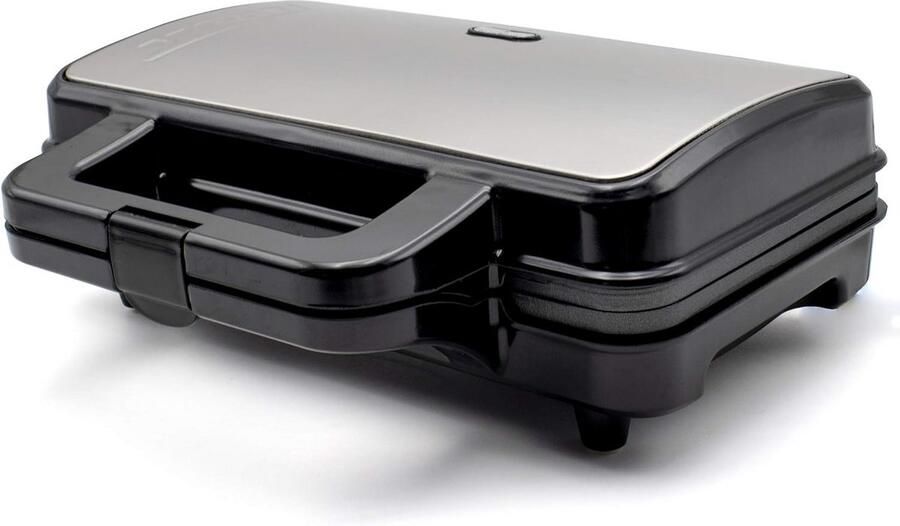 Elektrische Sandwichmaker 900W met Antiaanbakplaten voor Driehoekige Tosti's