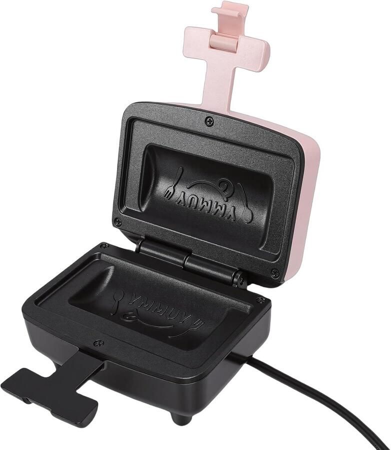 Elektrische Sandwichmaker Tosti Apparaat Snel Ontbijt Maken Dubbelzijdig Verwarmen 19x17x12 cm