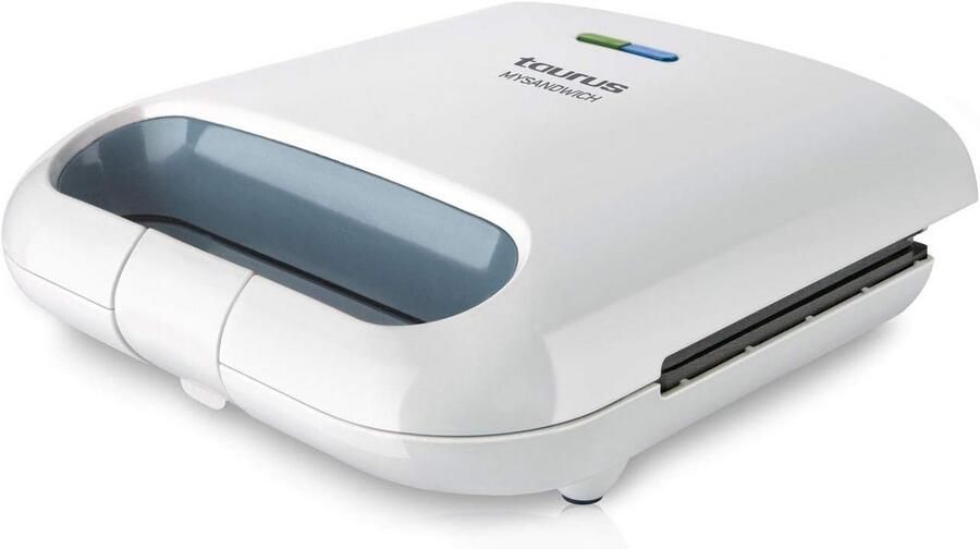 Elektrische Sandwichtoaster met 2 Vierkante Platen (800W) Perfecte Afdichting & Antiaanbaklaag