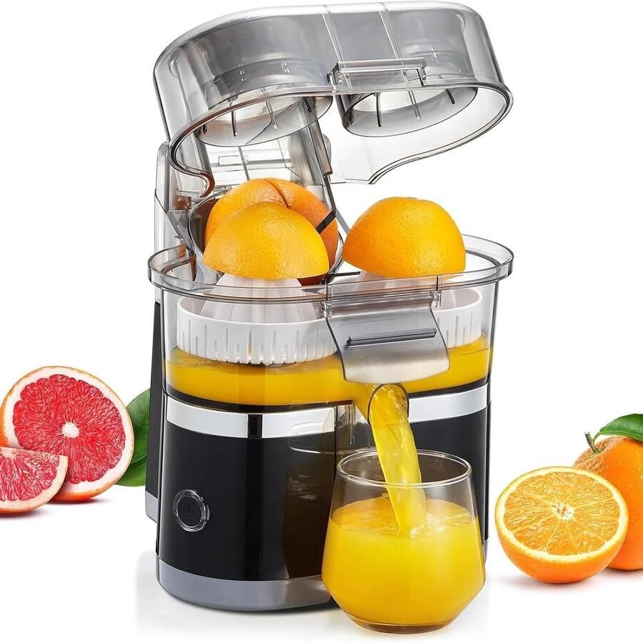 Elektrische Sapcentrifuge Dubbele Citruspers Snel Sap Maken Dubbele Kop 100 W Meerkleurig