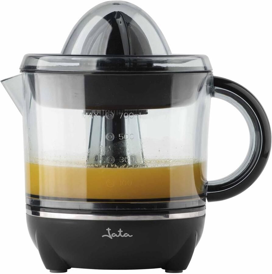 Elektrische Sapcentrifuge Fruithakker Citruspers Vers Sap Maken Bidirectionele Persing 700 ml Inhoud Zwart