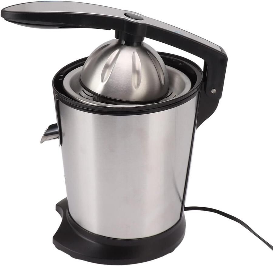 Elektrische Sapcentrifuge Slowjuicer Citruspers Vers Sap Maken Krachtige 180W Motor 400ml Capaciteit Zwart