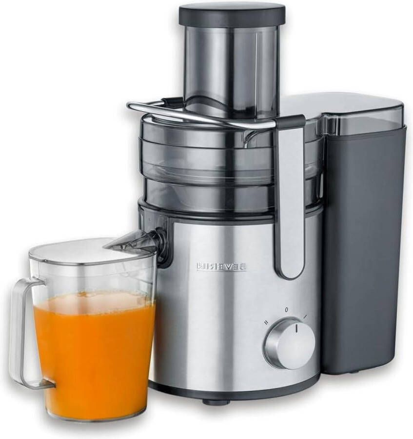 Elektrische sapmachine met eenvoudige bediening XXL opvangbak Vitaminerijke fruit- en groentesappen 11 l sapreservoir Roestvrij staal Zwart Keukenapparaten 800 W sapcentrifuge groenten en fruit