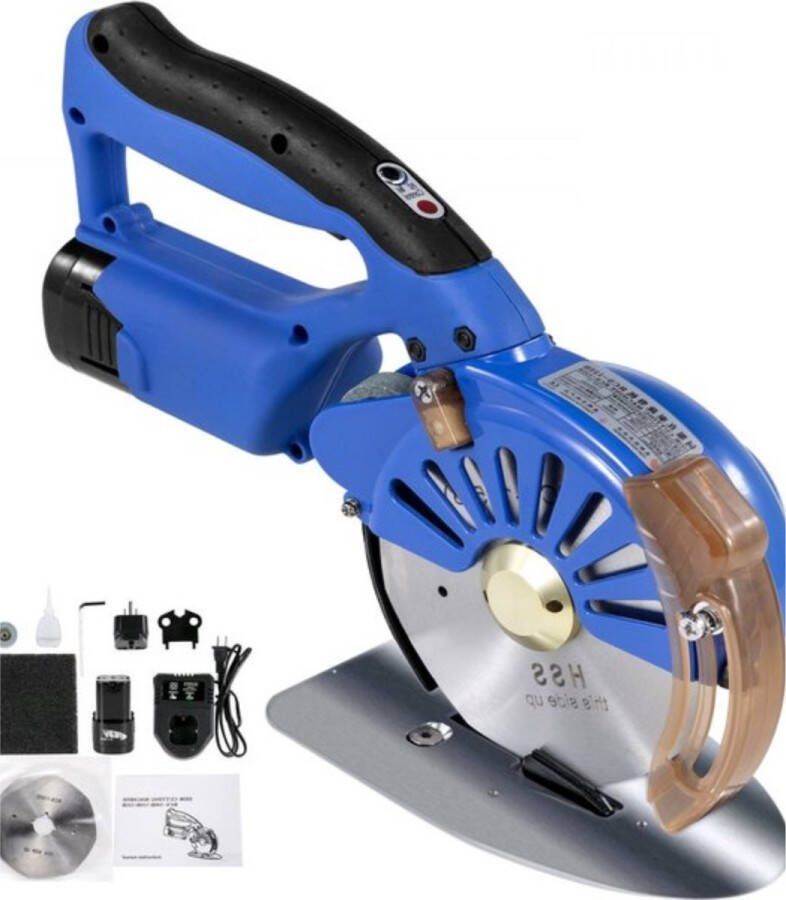 Elektrische Schaar Draadloos Voor Stof en Doek 125 mm Snijbladen