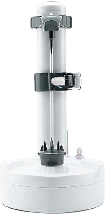 Elektrische Schillen Groente Fruit Snel Schillen Automatische Balans 30 x 15 cm Wit Zwart