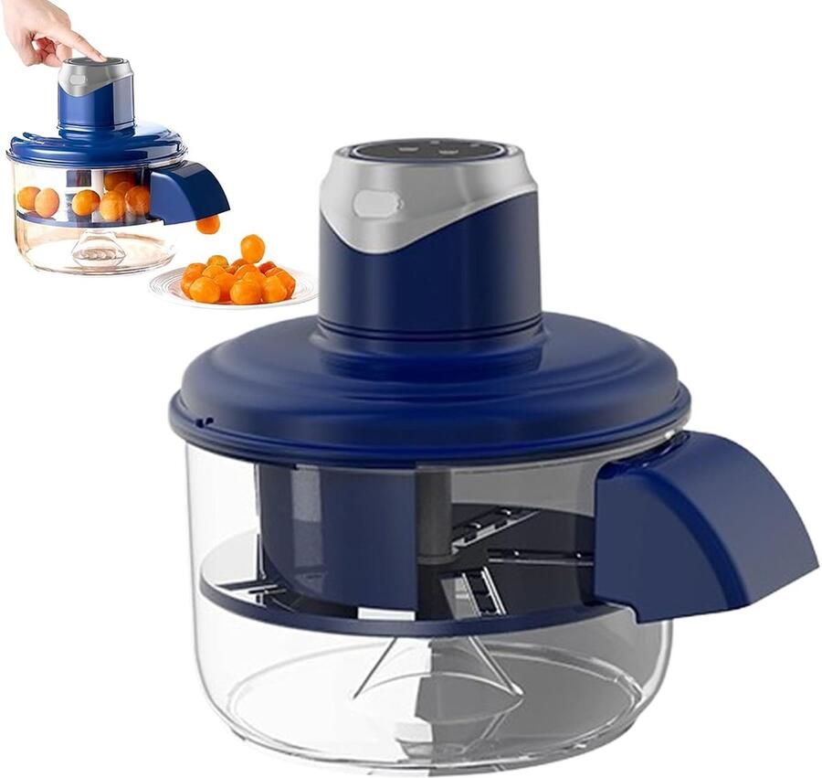 Elektrische Schilmachine Automatische Peeler Fruit Snel Schillen Snel Demonteerbaar 20 x 22 cm