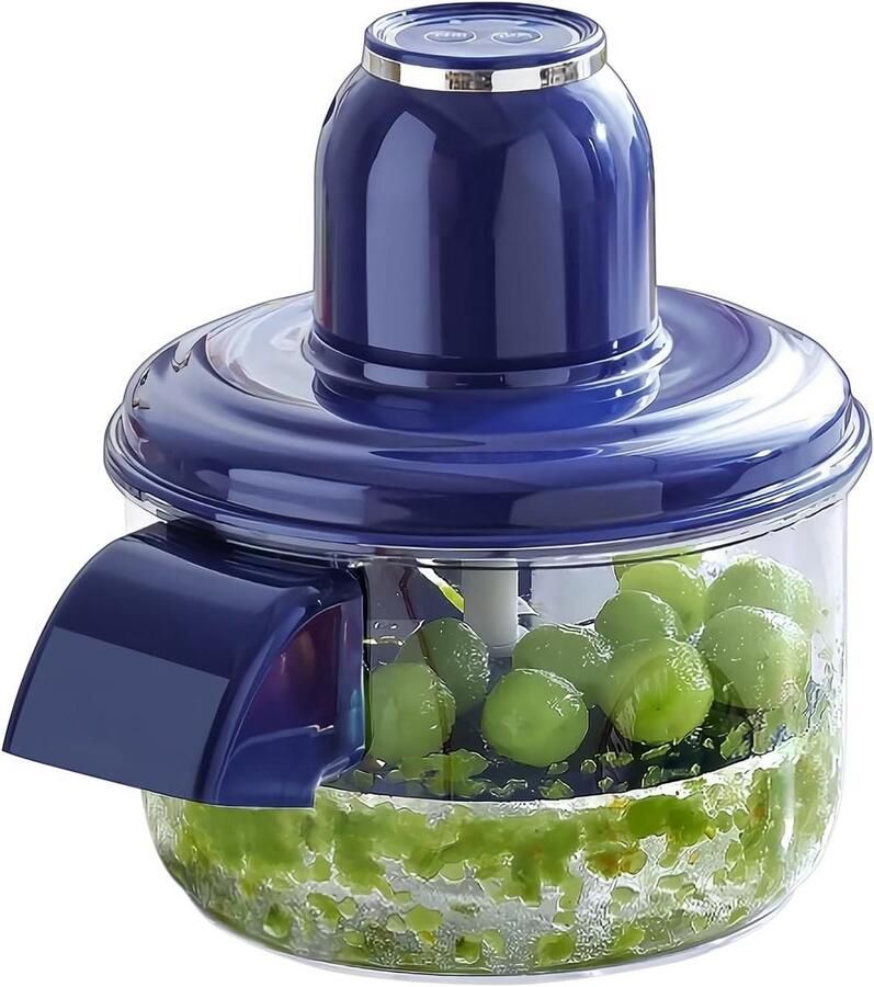 Elektrische Schilmachine Automatische Peller Fruit Verwerken Hygiënisch & Snel USB Oplaadbaar Blauw