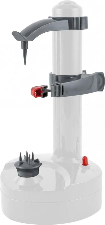 Elektrische Schilmachine Fruit Groente Aardappel Snel Schillen Automatische Stop 25x22x11 cm Wit