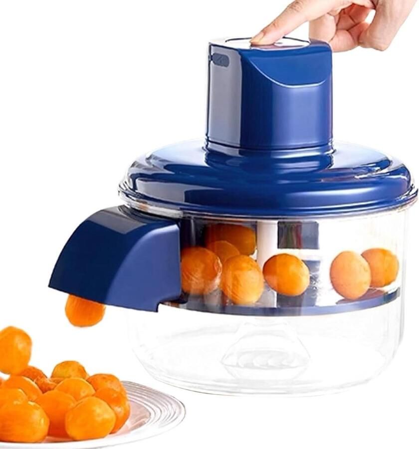 Elektrische Schilmachine Fruit Peel Keuken Hulp 50W Borstelloze Motor 23x20.3 cm Zwart