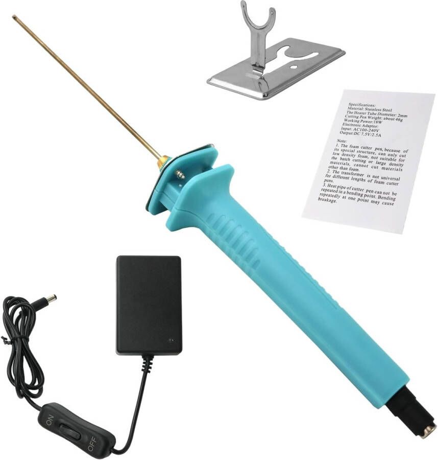 Elektrische Schuim Cutter 10CM Hot Wire Cutter met Stand en Adapter Perfect voor Kunst en Handwerk