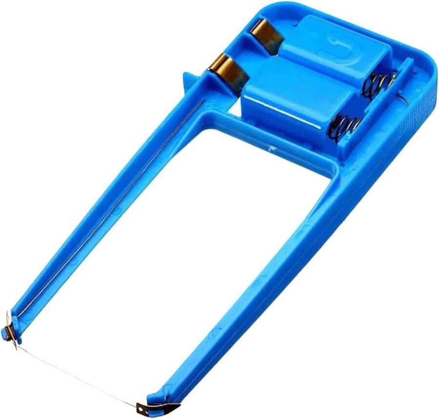 Elektrische Schuimsnijder Knutselmes Hitte Modelbouw Hobby Precisie Snijgereedschap 19x9 cm Blauw