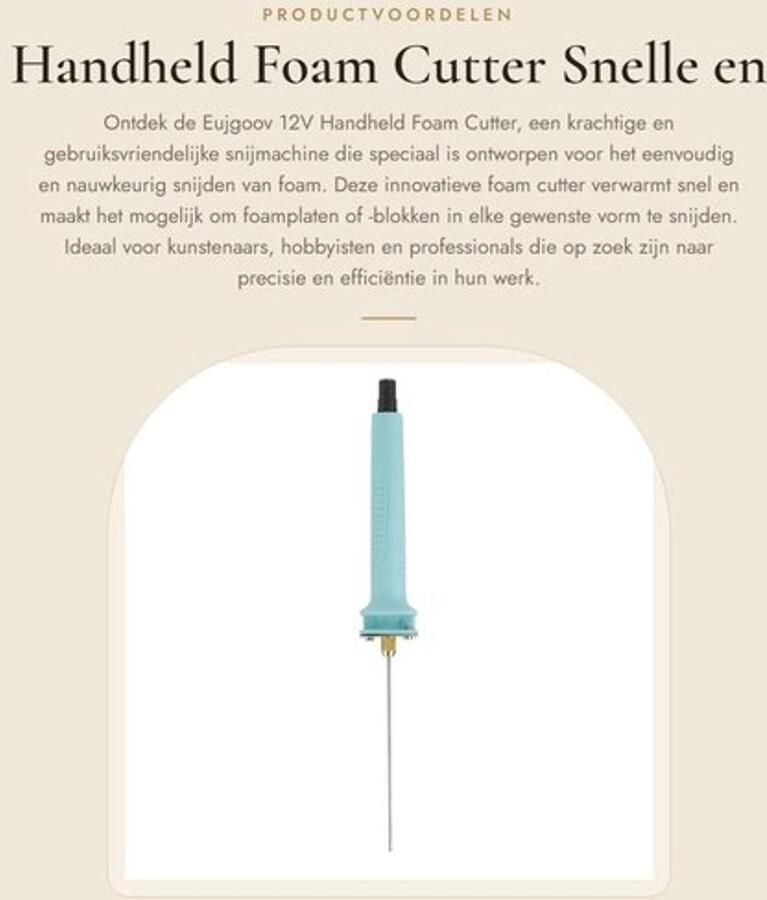 Elektrische schuimsnijder voor creatief - Foto 2