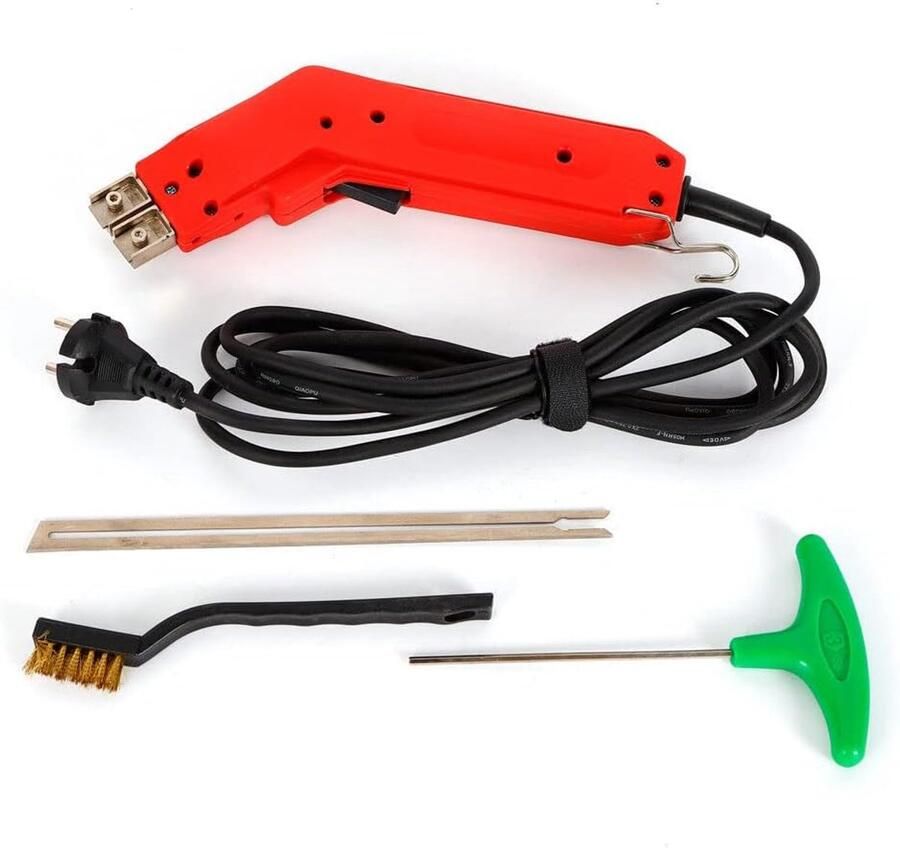 Elektrische schuimsnijder Warmmes snijder Piepschuim bewerken Snelle opwarming 200 mm snijlengte Rood