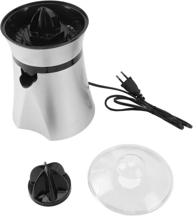 Elektrische Sinaasappelpers Citruspers Sapmachine Snel Vers Sap Handsfree Werking 25x16x16 cm Zwart