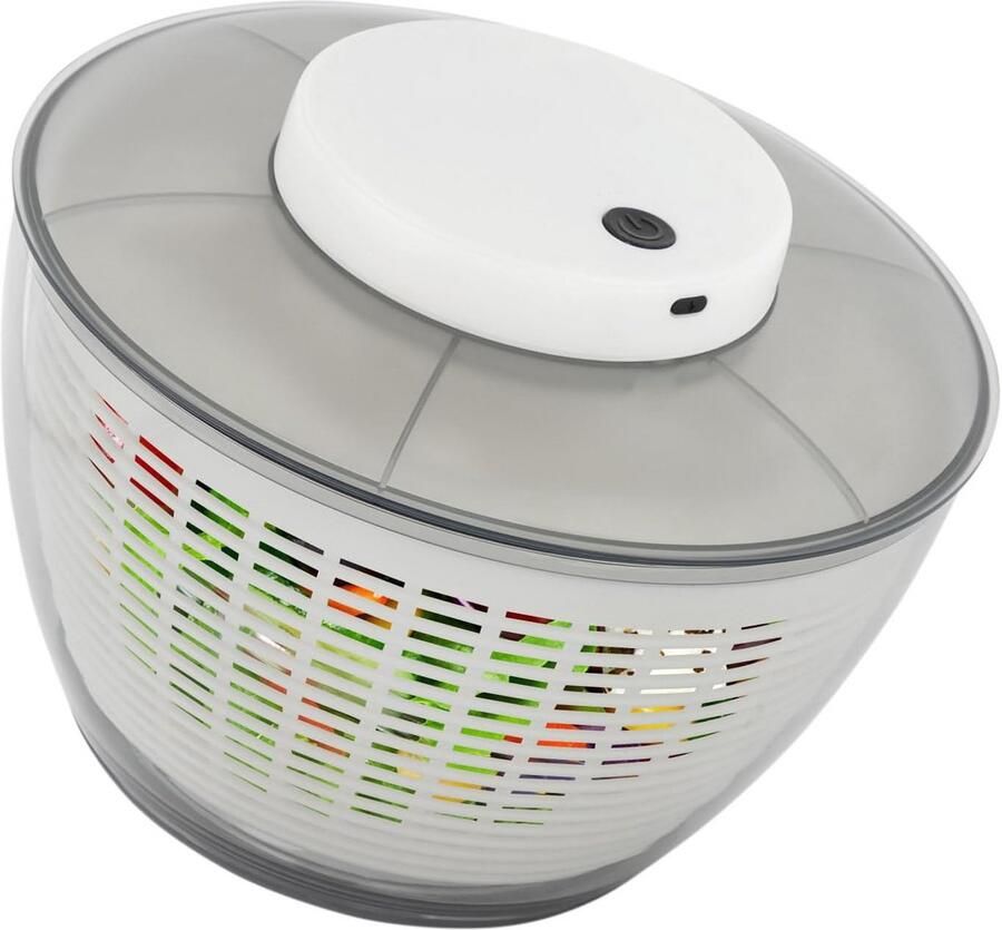 Elektrische Slacentrifuge 4 75L USB Oplaadbaar Grote Sladroger voor Groenten en Fruit