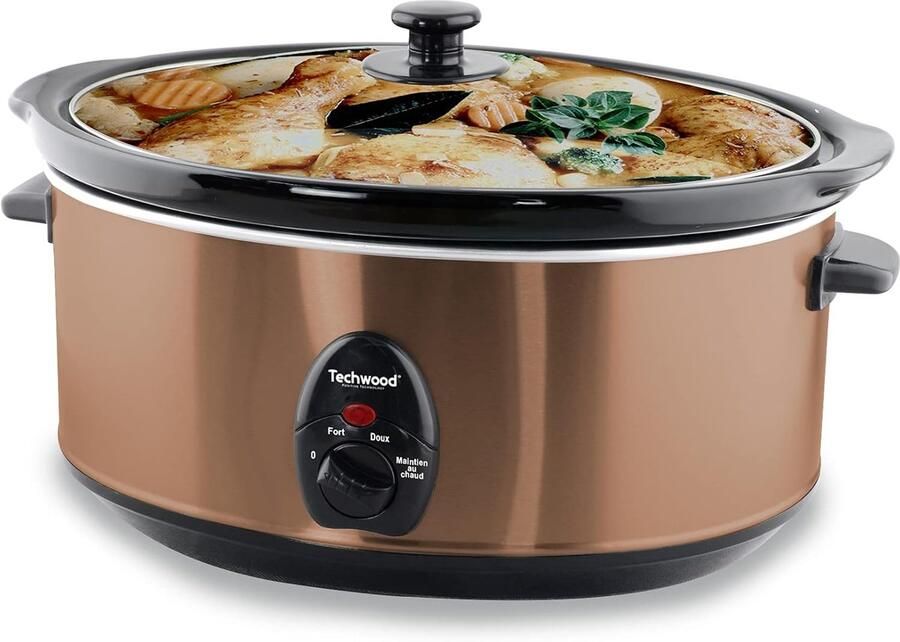 Elektrische Slowcooker RVS 4.5 Liter
