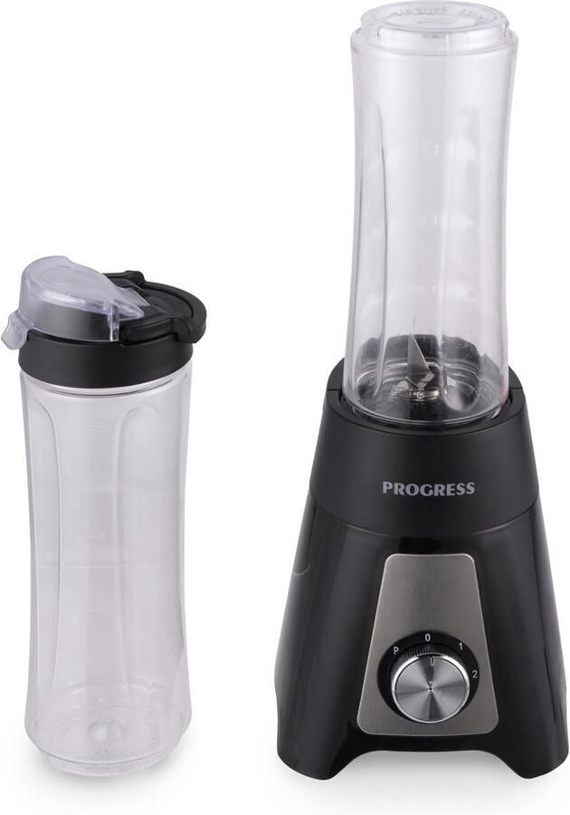 Elektrische Smoothie Blender met 2 Flessen (600ml) Krachtige Persoonlijke Mixbeker