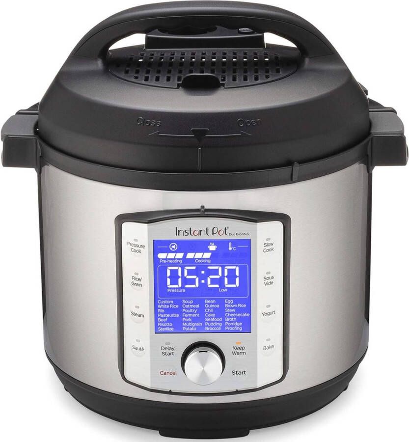 Elektrische Snelkookpan 10-in-1 met 5 7l Capaciteit Snelkoken Stomen Sous-vide en meer