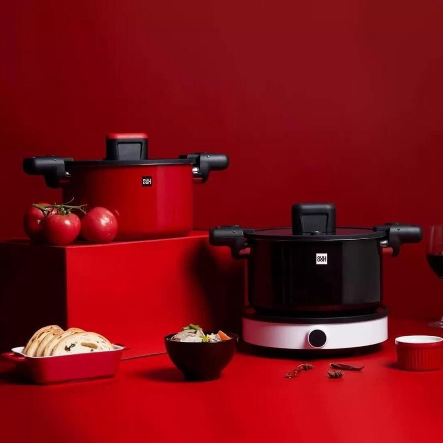Elektrische Snelkookpan Grote Soeppan Snel Koken Antiaanbaklaag 6L Capaciteit A