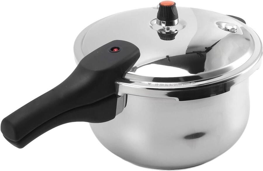 Elektrische Snelkookpan Drukpan Kookpot Snel Koken Veiligheidsalarm Klep 7 Liter Zilver