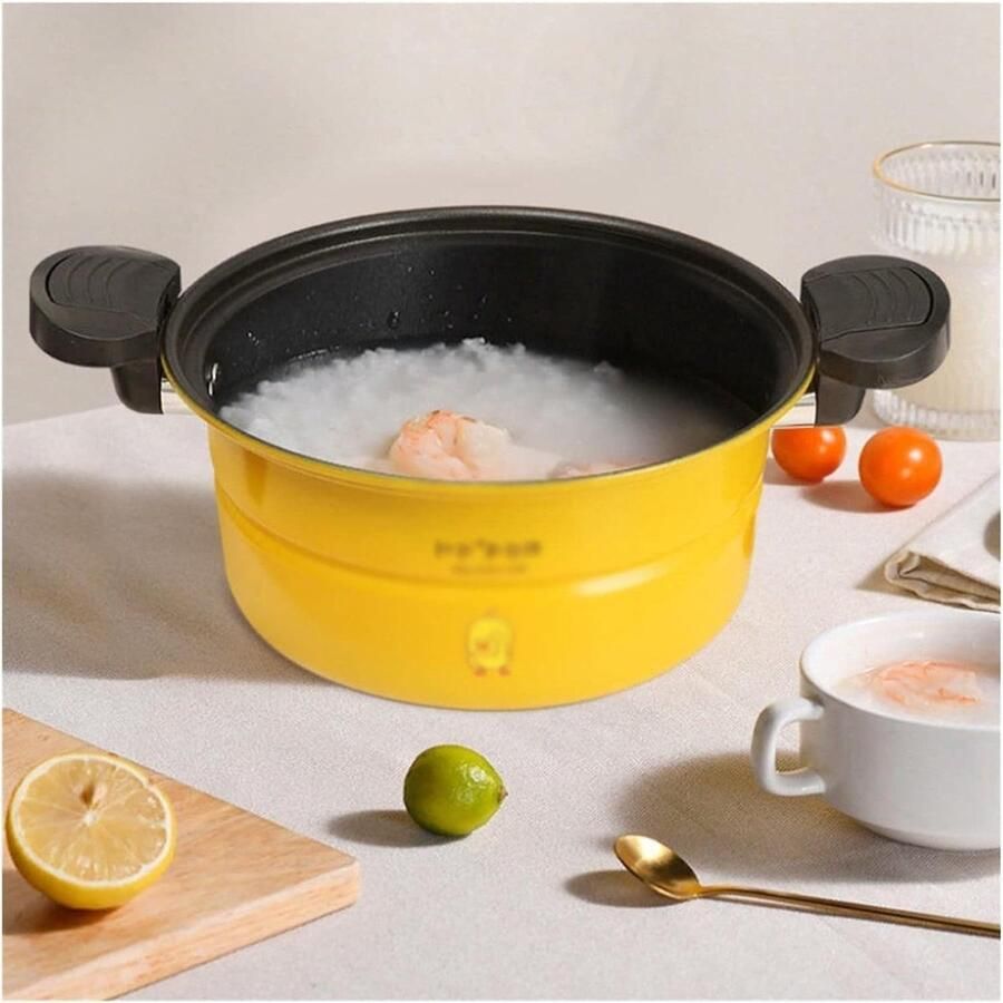 Elektrische Snelkookpan Soeppan Kookpot Snel Koken Antiaanbaklaag Glazen Deksel Voor Gezin 4-5 A