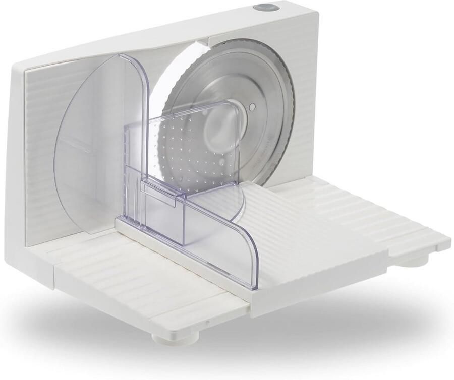 Elektrische Snijmachine 150W met Gekarteld Lemmet Opvouwbaar en Ruimtebesparend 0-15 mm Snijdikte