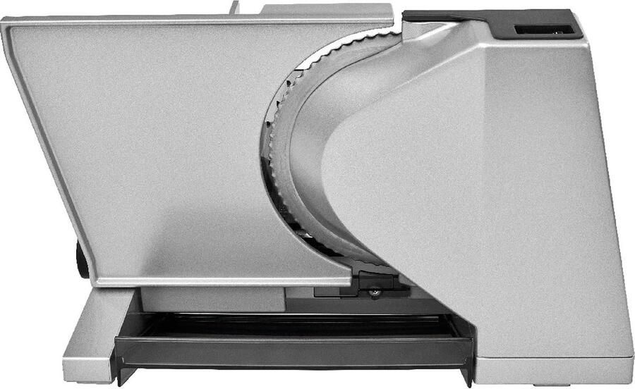 Elektrische Snijmachine Allessnijder Broodsjijder Gelijkmatig Snijden Volledig Metalen Uitvoering Tot 23 mm Zwart