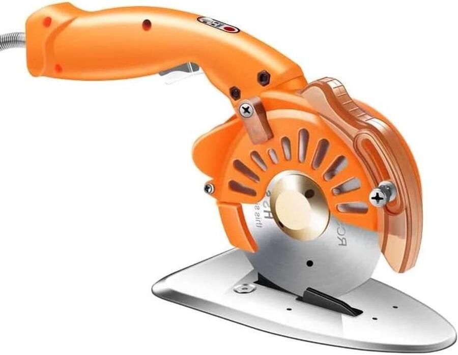 Elektrische Snijmachine Cirkelschaar Materiaal Snijden Direct Drive Motor 110MM Zwart