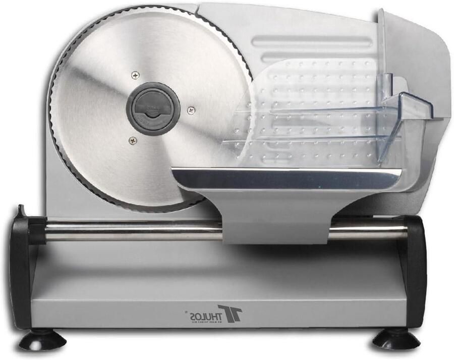 Elektrische Snijmachine Keuken Snijder Eten Bereiden Roestvrij Staal Automatisch Zilver