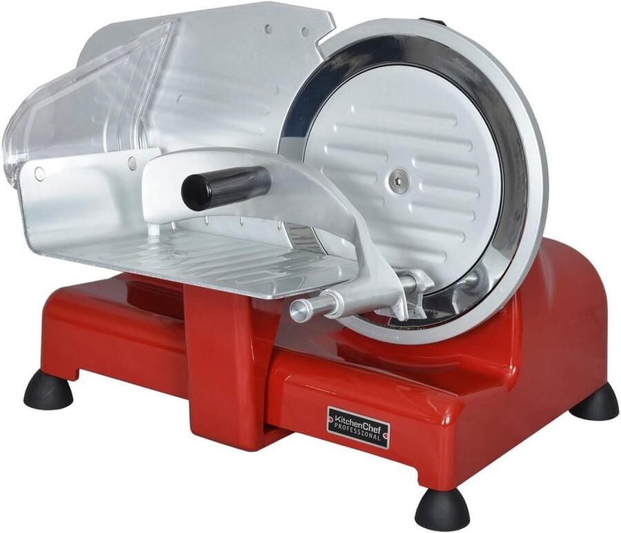 Elektrische Snijmachine Keuken Snijder Snel Ingrediënten Snijden Krachtige 110W Motor 19.5 cm Mes Rood