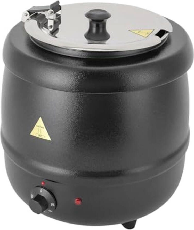 Elektrische Soeppan 10 Liter Soepketel Met Uitneembare Inzetstuk voor Buffet en Catering