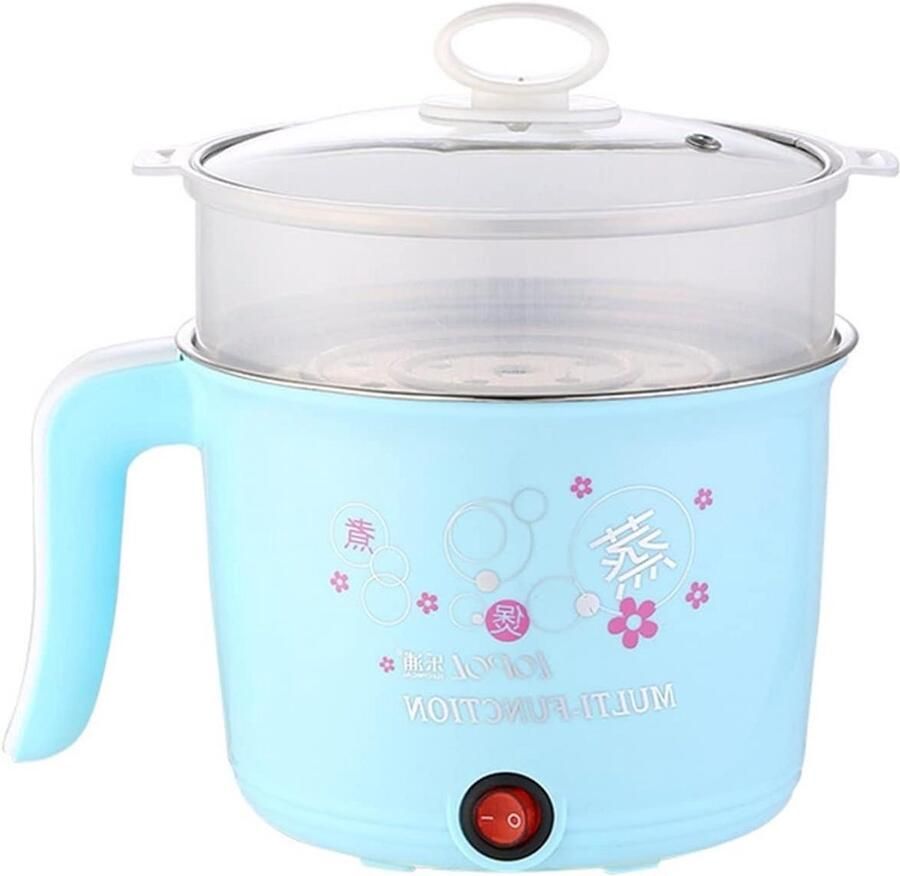 Elektrische Soeppan Mini Fornuis Hotpot Koken en Stoven Non-stick Frying Pan Voor 3-6 Personen Multicolor