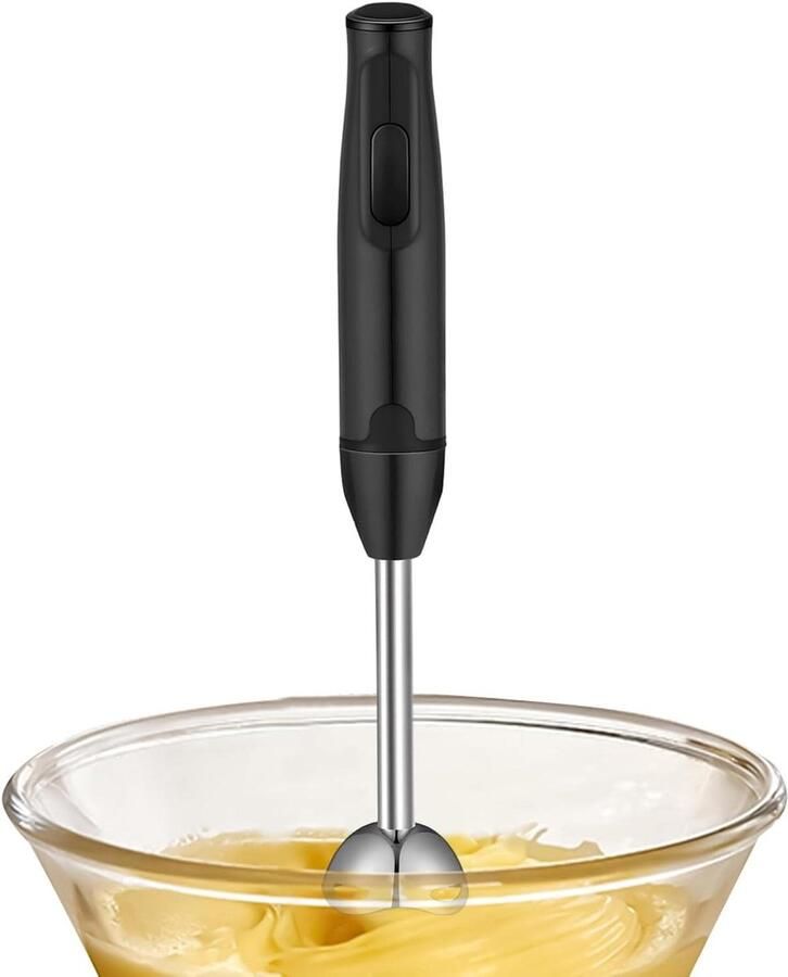 Elektrische Staafmixer Handmixer Blender Eten Bereiden Krachtige 400W Motor 38 cm Zwart