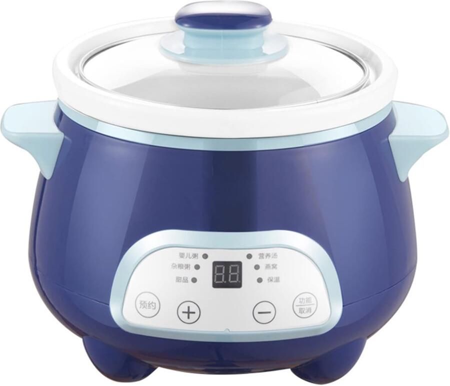 Elektrische Stoofpot Multicooker Timer Gezond Koken 6 Slimme Programma's 1.2 Liter Multicolor