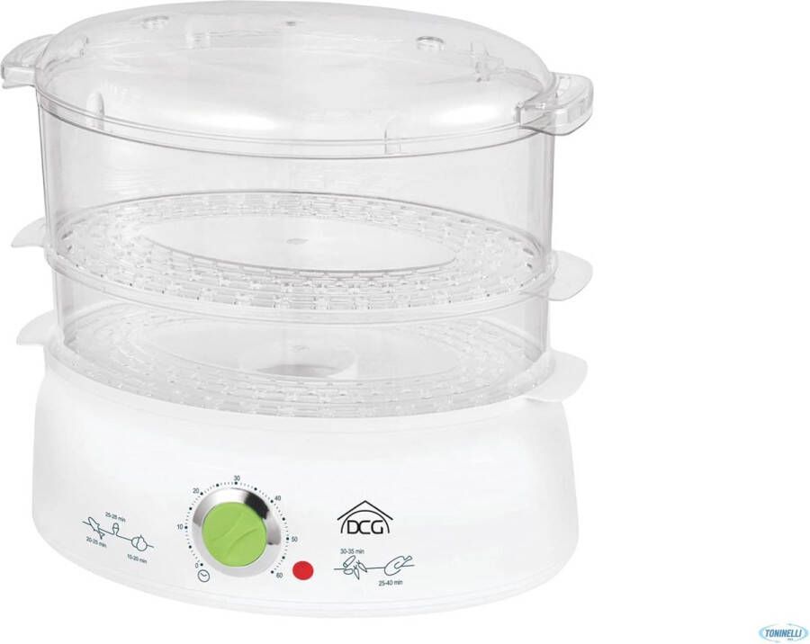 Elektrische Stoomkoker 600 Watt Perfect voor Gezonde Maaltijden