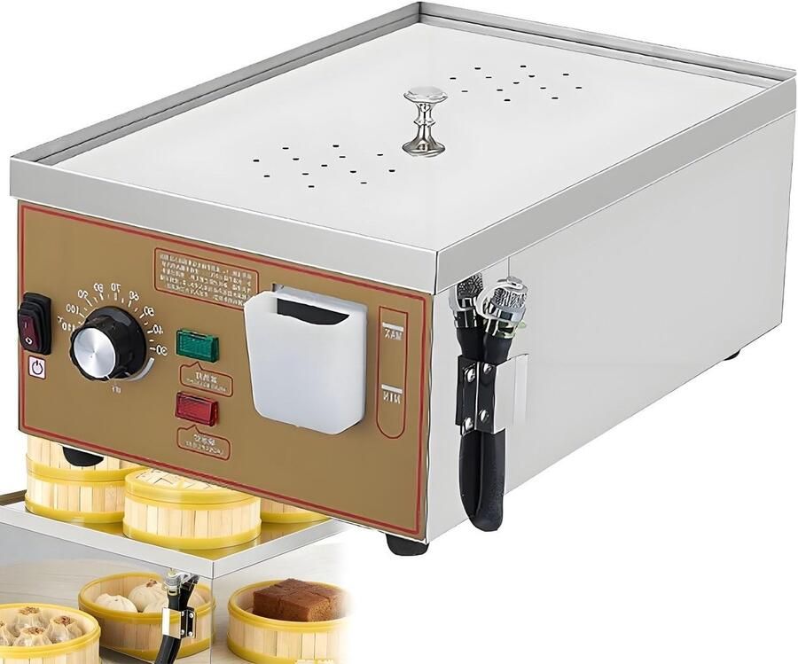 Elektrische Stoomkoker Commerciële Stoomoven Professioneel Koken Groot Kookoppervlak 45x29x18CM