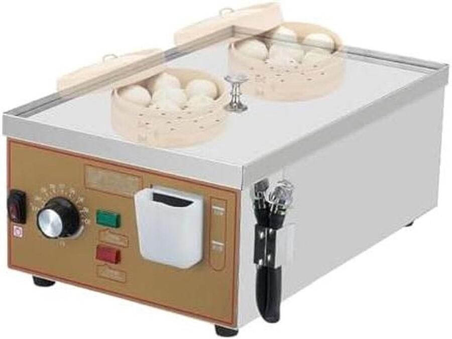 Elektrische Stoomkoker Professionele Stoompan Restaurant Keuken Constante Temperatuurregeling 29-67 cm breed Zilver