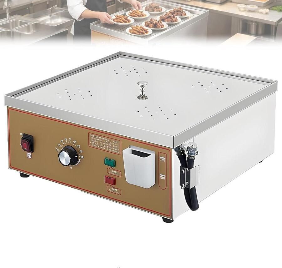 Elektrische Stoomkoker Stoomapparaat Professioneel Koken Nauwkeurige Temperatuurregeling 4 Gaten Meerkleurig