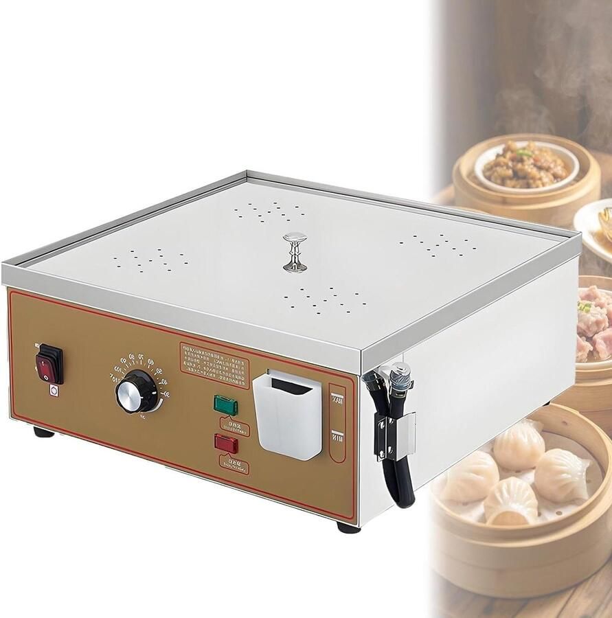 Elektrische Stoomkoker Stoombroodjesmachine Professioneel Koken Automatische Uitschakeling 4 Gaten Meerkleurig