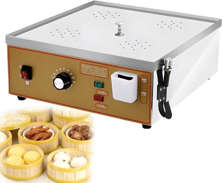 Elektrische Stoomkoker Stoomoven Stoomapparaat Grote Maaltijden Bereiden Ruim Kookoppervlak 45x29x18CM Multicolor