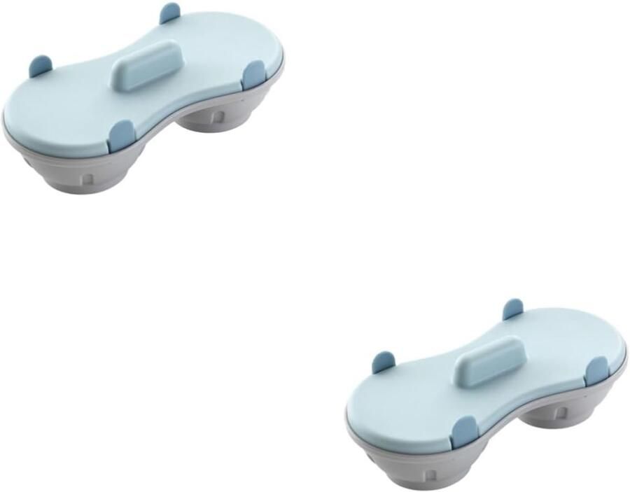 Elektrische Stoomkoker Stoomrek Stoomkom Ontbijt Maken Magnetronbestendig 22x11x7 cm Hemelsblauw