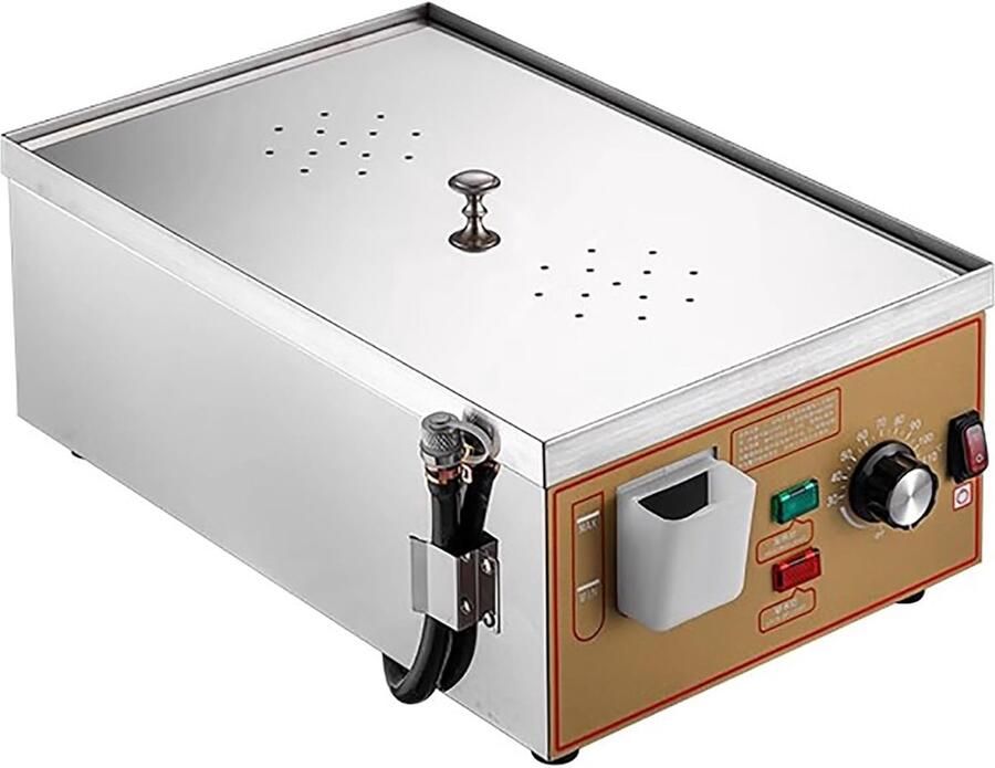 Elektrische Stoomoven Stoomapparaat Keuken Commercieel Koken Precisie Temperatuurregeling 2 Gaten Zilver