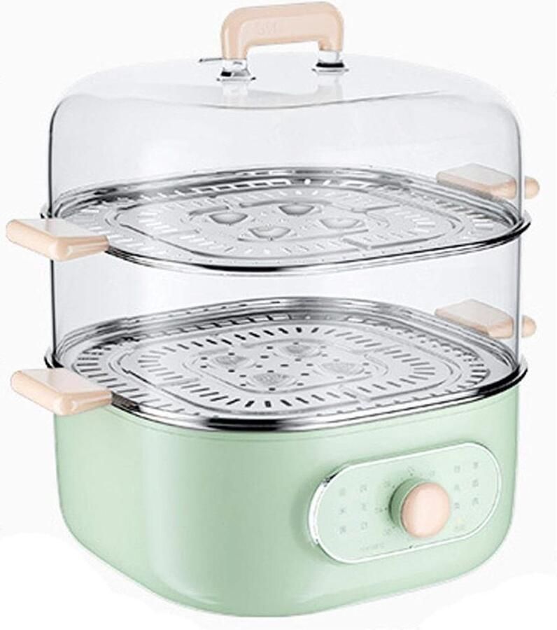 Elektrische Stoompan Multicooker Gezond Koken Automatische Uitschakeling 6 Liter Roze