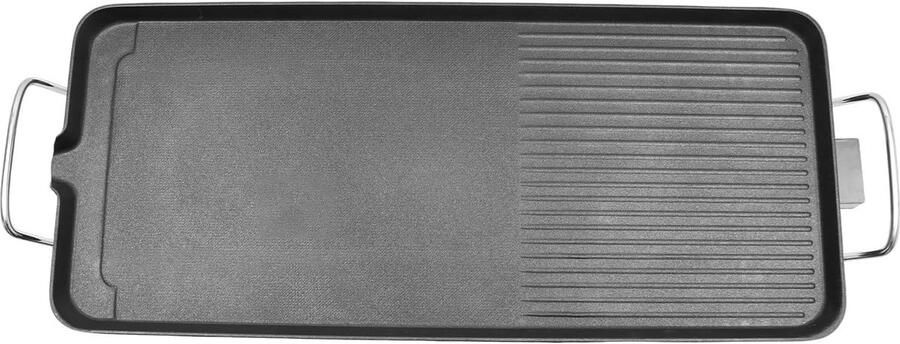 Elektrische Tafelgrill 1500W Big Teppanyaki Plancha met Antiaanbaklaag voor 6 Personen