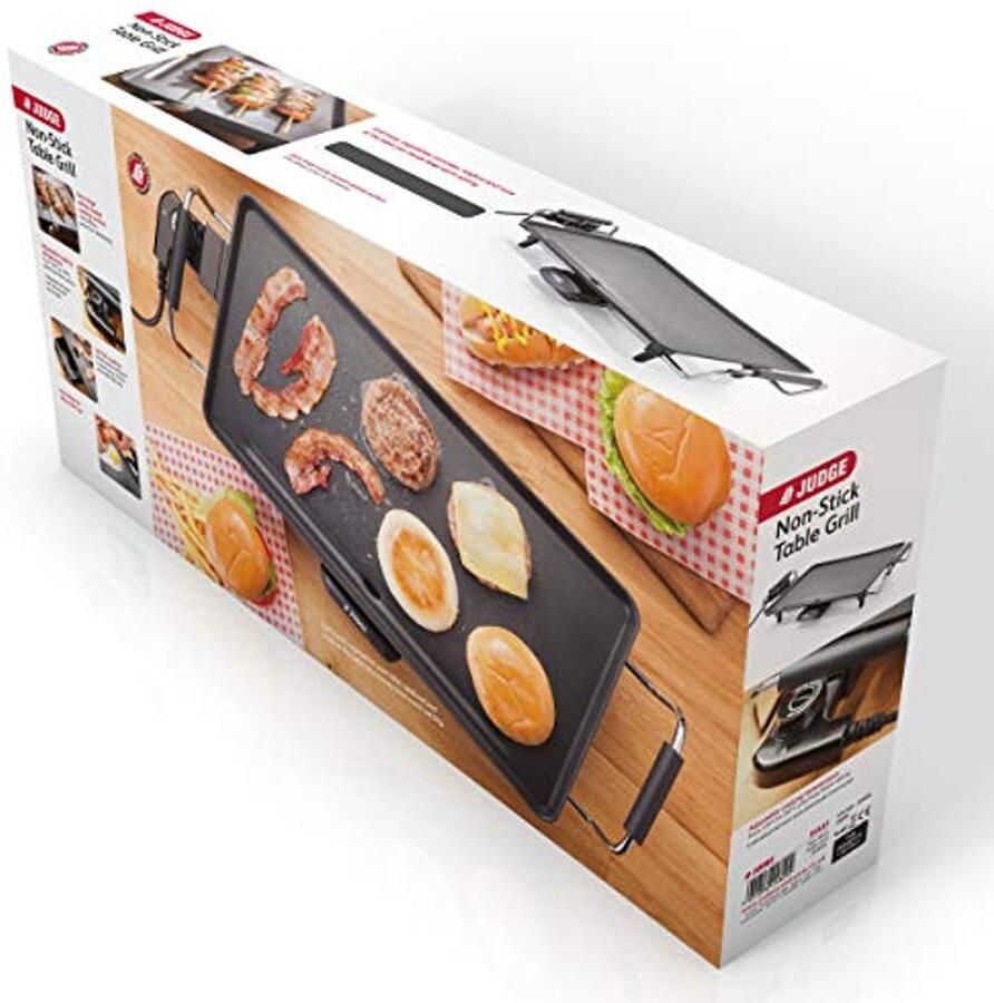 Elektrische Tafeltop Grill Teppanyaki Hot Plate 43cm x 23cm 2000W Kook met 2 Jaar Garantie